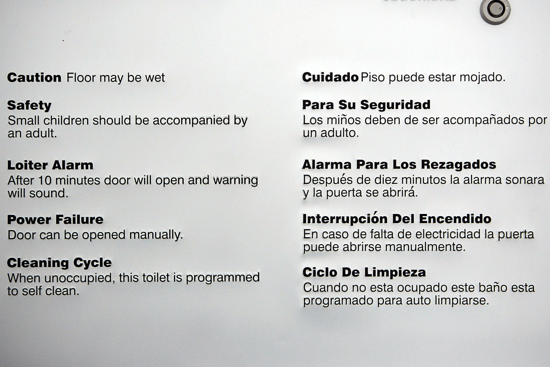 Free Public Toilets